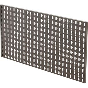 kaiserkraft Edelstahl-Lochwand, für Wandmontage, LxB 800 x 800 mm