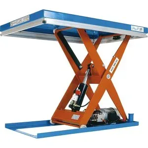 Kompakt-Hubtisch, stationär, Tragfähigkeit 1000 kg, Plattform LxB 1200 x 800 mm, Nutzhub 820 mm Edmolift