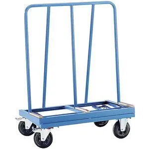 Platten-Transportwagen, einseitige Ausführung, kurz, Tragfähigkeit 500 kg eurokraft pro