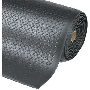 Arbeitsplatzmatte, Diamond Sof-Tred?, Breite 600 mm, pro lfd. m, schwarz NOTRAX