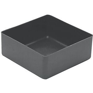 kaiserkraft Einsatzkasten, Höhe 40 mm, grau, LxB 99 x 99 mm, VE 50 Stk