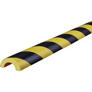 Knuffi® Rohrschutz, Typ R30, Zuschnitt individuell, pro lfd. m, schwarz / gelb SHG