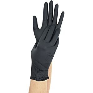 kaiserkraft Nitril-Einweghandschuhe SAFE LIGHT, schwarz, Größe 9 (L), VE 1000 Stk