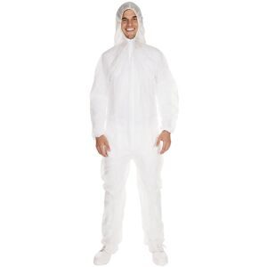 kaiserkraft PP-Overall, VE 50 Stk, weiß, Größe L
