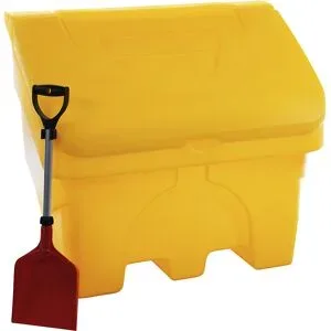 Streugutbehälter, Inhalt 200 l, gelb eurokraft basic