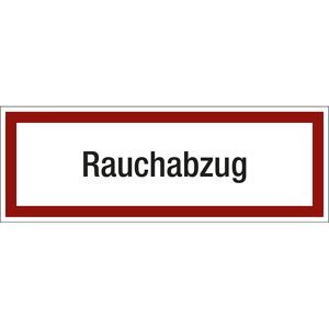 kaiserkraft Brandschutzkennzeichen für die Feuerwehr, Rauchabzug, VE 10 Stk, Folie, LxH 210 x 74 mm