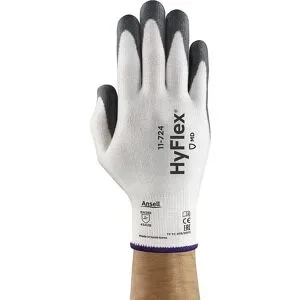 Arbeitshandschuh HyFlex® 11-724, schwarz, VE 12 Paar, Größe 9 Ansell