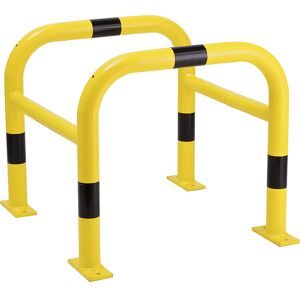 Rammschutz für Pfosten, verzinkt und beschichtet, HxBxT 600 x 720 x 720 mm Moravia