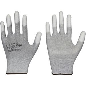 kaiserkraft Montagehandschuhe ESD touchscreenfähig, finger-/handflächenbeschichtet, VE 12 Paar, Größe 8, ab 5 VE