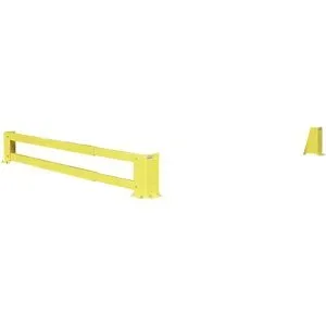 Rammschutz Querstange, teleskopisch, Stahl, gelb, Verstellbar von 1850 - 2750 mm Mottez