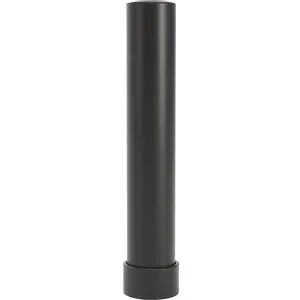 Rammschutz-Poller 125L, für Ladestationen, Höhe 750 mm, schwarz Boplan