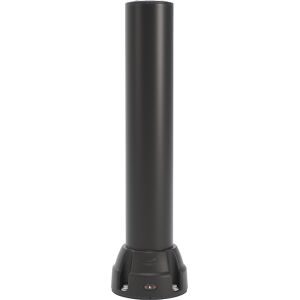 Rammschutz-Poller 125L, Höhe 750 mm, verzinkte Platte, schwarz Boplan