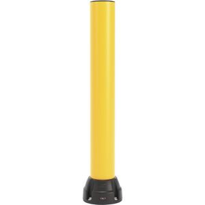 Rammschutz-Poller 125L, Höhe 1000 mm, verzinkte Platte, gelb Boplan