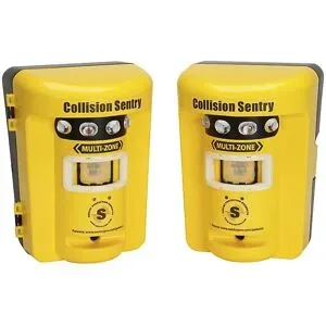 Kollisionswarnsystem Multi Zone, mit Geräusch und Licht, 1 Paar, gelb Sentry Protection Products