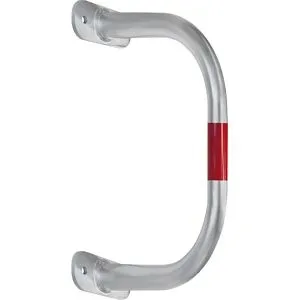 Wandschutzbügel, verzinkt/rot, HxB 350 x 500 mm Black Bull