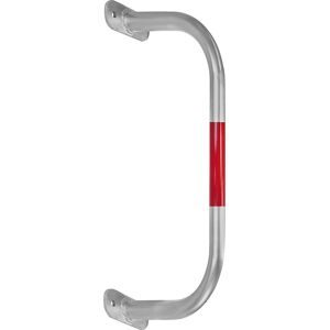 Wandschutzbügel, verzinkt/rot, HxB 350 x 750 mm Black Bull