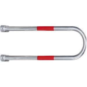 Wandschutzbügel, verzinkt/rot, HxB 1000 x 350 mm Black Bull