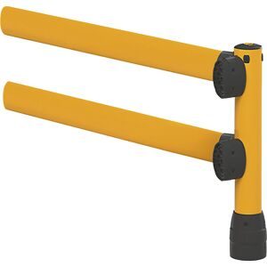 Rammschutzgeländer L-Line, LxBxH 2438 x 205 x 1170 mm, Eck-Erweiterung Black Bull