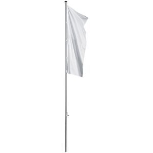 Alu-Fahnenmast PRESTIGE, ohne Ausleger, Höhe über Flur 8 m, Ø 75 mm Mannus