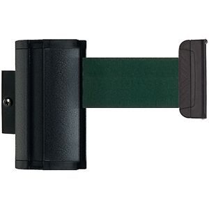kaiserkraft Gurtbandkassette Wall Mount, Bandauszug max. 2300 mm, Gurtfarbe Grün