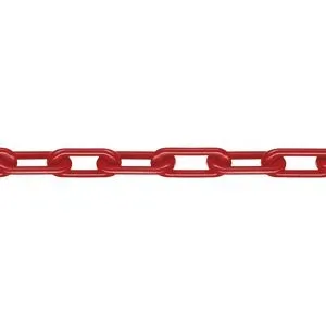 Nylon-Gütekette, MNK-Güte 8, Bundlänge 25 m, rot Moravia