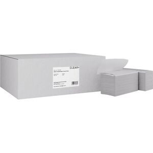 Falthandtücher V-Falz, Clear+, 2-lagig, weiß, VE 20 à 200 Blatt CWS