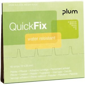 Pflaster-Nachfüllpackung QuickFix, Water Resistant, VE 6 à 45 Stk, HxB 72 x 25 mm plum