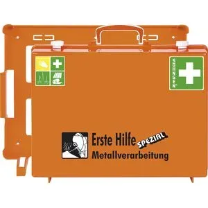 Erste-Hilfe-Koffer SPEZIAL, berufsrisikenbezogen, Inhalt nach DIN 13157, Metallverarbeitung SÖHNGEN