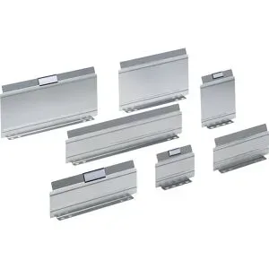 Schubladen-Einteilungsmaterial, VE = 5 Stk, für Schubladenhöhe 100, 125 mm, Trennblech, Länge 252 mm LISTA