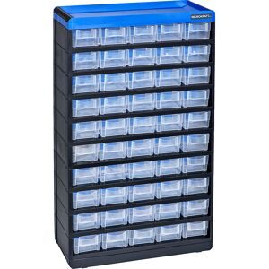 Kleinteilemagazin VARIOPLUS PRO, HxBxT 525 x 300 x 135 mm, 50 Schubladen, 50 Trennstege eurokraft pro