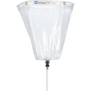Leckagen-Umleiter für Rohre, BxH 460 x 460 mm, transparent PIG