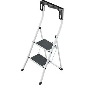 Klapptritt K75 ComfortLine, Stahl, Tragfähigkeit 150 kg, 2 Stufen, Tritthöhe 470 mm Hailo