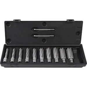 WELDON Kernbohrer-Set TCT, mit Hartmetall-Verzahnung, 12 Teile Projahn