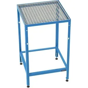 Plattform für Plattform-Modulsystem, Plattformlänge 610 mm, für 5 Stufen mit Gitterrosteinlage eurokraft pro