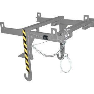 Stapler-Traverse zu Kipp- und Stapelbehälter, kranbar, Traglast 2000 kg, für Behältergröße 0,9 m³ eurokraft pro