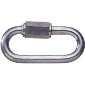 Verbindungsglied mit Schraubgewinde, 6 mm, für Stahl-Gliederkette, VE 10 Stk, feuerverzinkt Moravia