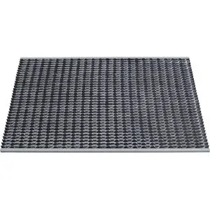 Alu-Schmutzfangsystem EAZYCARE WAVE, Gummi-Einlage, LxB 1185 x 785 mm Miltex