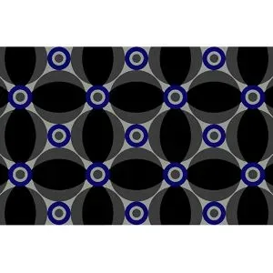 Schmutzfangmatte, Notrax Déco Design?, LxB 900 x 600 mm, blau/schwarz NOTRAX