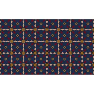 Schmutzfangmatte, Notrax Déco Design?, LxB 1500 x 900 mm, blau/rot NOTRAX