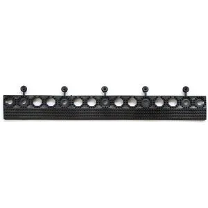 Randleiste für YOGA GRIP ULTRA, Ausführung männlich, VE 4 Stk, schwarz Miltex