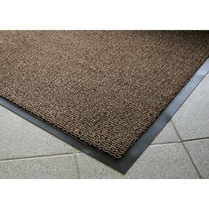 Schmutzfangmatte für innen, Flor aus Polypropylen, LxB 900 x 600 mm, VE 2 Stk, schwarz / braun COBA