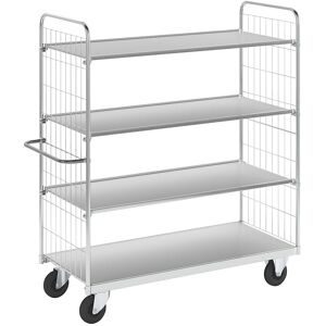 Flexibler Etagenwagen, mit 4 Böden, Länge 1590 mm Kongamek