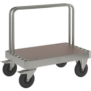 Verzinkter Plattentransportwagen, LxBxH 900 x 600 x 960 mm, mit Feststeller Kongamek