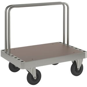 Verzinkter Plattentransportwagen, LxBxH 1000 x 700 x 960 mm, ohne Feststeller Kongamek