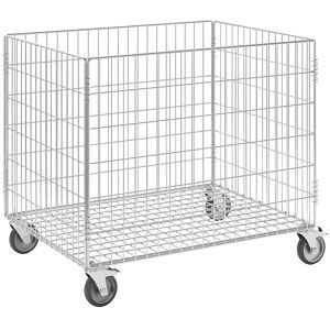 Gitterwagen, verzinkt, HxBxT 740 x 835 x 625 mm, ohne Stoßschutz Kongamek