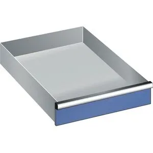 Schublade, für Schrank-BxT 564 x 572 mm, Traglast 75 kg, Fronthöhe 100 mm, enzianblau LISTA