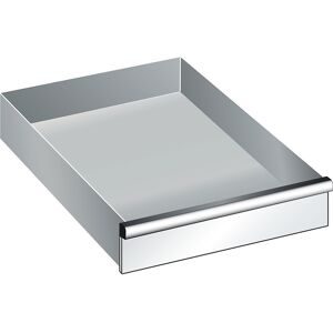 Schublade, für Schrank-BxT 564 x 572 mm, Traglast 200 kg, Fronthöhe 100 mm, lichtgrau LISTA