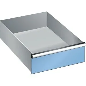 Schublade, für Schrank-BxT 564 x 572 mm, Traglast 75 kg, Fronthöhe 150 mm, lichtblau LISTA