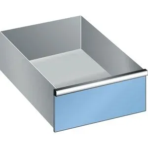 Schublade, für Schrank-BxT 564 x 725 mm, Traglast 200 kg, Fronthöhe 200 mm, lichtblau LISTA