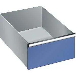 Schublade, für Schrank-BxT 564 x 725 mm, Traglast 75 kg, Fronthöhe 250 mm, enzianblau LISTA